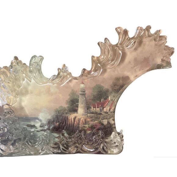 Vintage Thomas Kinkade “Conquering the Storm” 1st Edition, Limited Edition A4734 - Picture 3 of 5